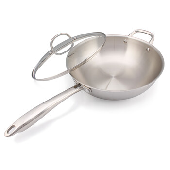 
                                        艾德仕ESKO 诺娃复合三层钢炒锅 电磁炉通用 30CM 30CM                
