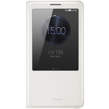 
                                        华为（HUAWEI）mate7原装带开窗智能皮套/手机壳/保护套 原装Mate7保护套米色                