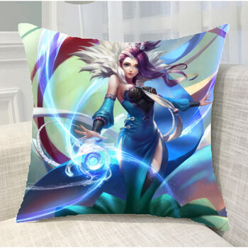 王者荣耀周边抱枕沙发床头汽车靠垫 嬴政甄姬虞姬张良钟馗周瑜等 洛神