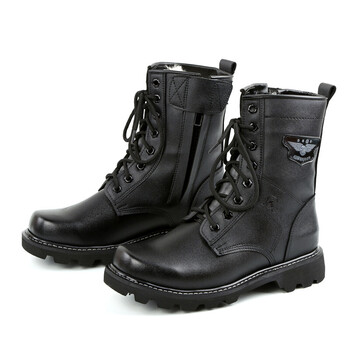 空降靴轻作战靴空军战术靴特种户外轻登山作战靴 黑色 40