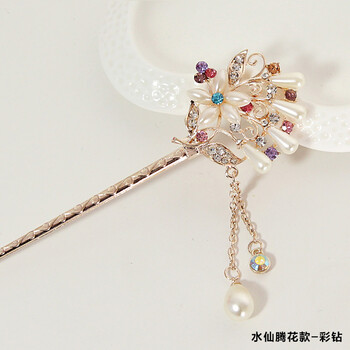 簪子步摇流苏发钗新娘复古装宫廷盘发古代头饰