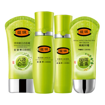 馥珮御方八白盈润四件套礼盒（洁面100g+美肌水110ml+保湿乳110ml+BB霜40g）护肤礼盒 补水保湿化妆品套装