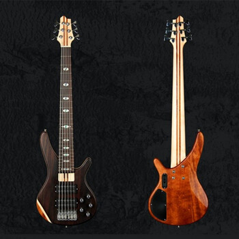 gipsy 连体贝斯四五六弦456弦电贝司贝斯三层木主动拾音器bass通颈