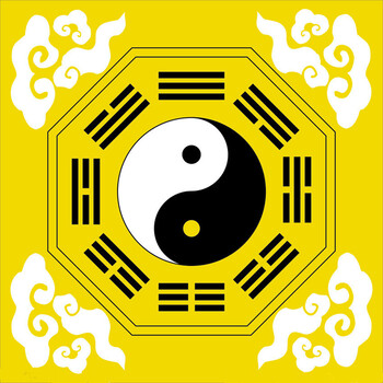 踏罡步斗毯道士打坐练功毯家用 云彩八卦 200*200厘米