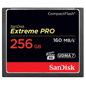 
                                        闪迪（SanDisk）至尊超极速CompactFlash存储卡 CF卡 256GB 1067X 读速160MB/s                