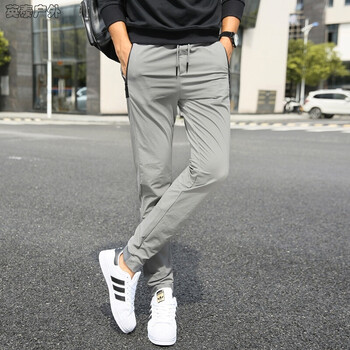 英伦班纳2018韩版男士休闲裤运动男长裤工装小脚裤哈伦裤束脚裤修身