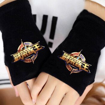 fate周边命运令咒荧光夜光半指手套冬季男女学生保暖二次元 王者荣耀