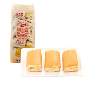 达利园 瑞士卷橙汁味 200g 休闲零食早餐面包蛋糕点心_电果自营京东