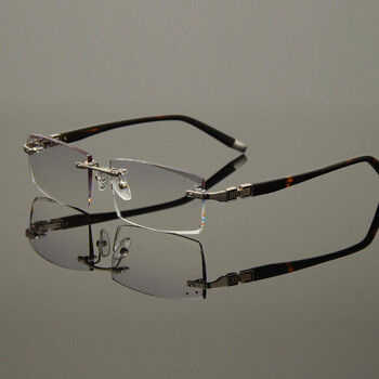 贝特尼高档品牌老花镜超轻男防疲劳老花眼镜 无框高清老花镜 男款1