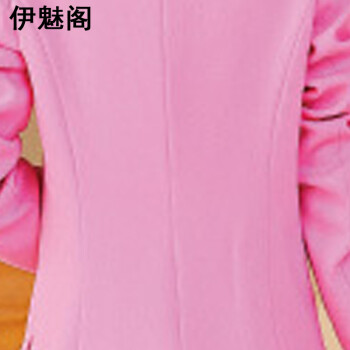 伊魅阁2015秋装新款时尚休闲单扣小西装 深蓝色 L