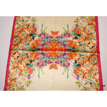 特价mosi百搭春秋女士油画丝巾 韩版夏季防晒大方巾杭州丝绸领巾 fj