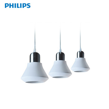 飞利浦（Philips）吊灯 灵丽3头餐吊灯  31024 白色/蓝色/红色 三头 白色