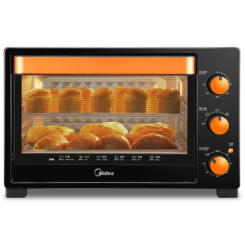美的（Midea）电烤箱家用多功能 烘焙烤箱T3-L326B 32L橙色