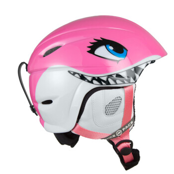 物有物语 儿童滑雪头盔户外轮滑保暖单双板护具装备男可调节卡通图案
