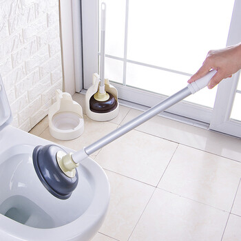 马桶皮搋子厕所管道堵塞疏通器 带底座家用通下水道工具强力皮揣子