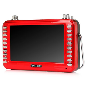 
                                        先科（SAST）ST-99C 7英寸看戏机录音晨练收音音频播放器（红色）                