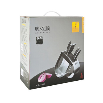 
                                        十八子作 心依顺七件套刀S1004 厨房菜刀组合套装刀具阳江厨刀 不锈钢菜刀                