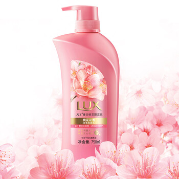 力士(lux)洗发水 春日桃花限定款 桃花沁香香氛洗发乳750ml