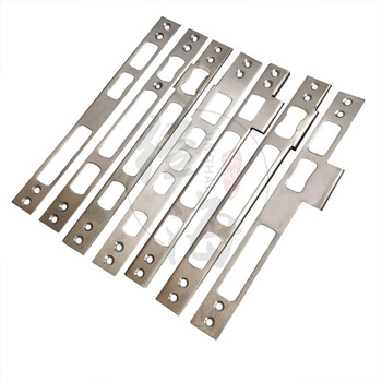 适用盼盼防盗门导向片 门框锁体框片锁舌片门框压条锁片 款式8 小边10