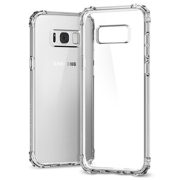 spigen三星s8手机壳边框保护套外壳透明硅胶防摔硬壳 适用于三星s8/s8