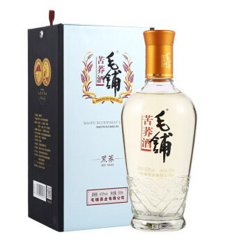 劲牌 劲酒  毛铺苦荞酒 黑荞 42.8度 500ml（新老包装随机发货）白酒