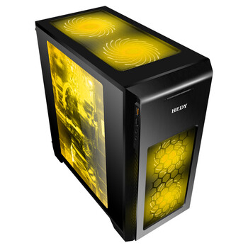 七喜(hedy) 台式机主机台式电脑i5-6400 8g 120g ssd 独显