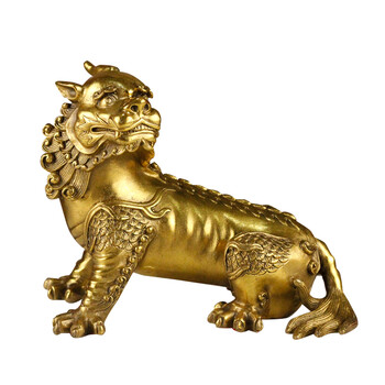 久鉴 铜谛听摆件 地藏王坐骑 金属工艺品 神狗 家居装饰品