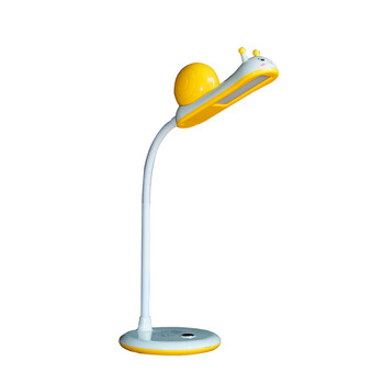宝视达led护眼学习台灯蜗牛小夜灯创意学习台灯学生儿童卧室办公 黄色
