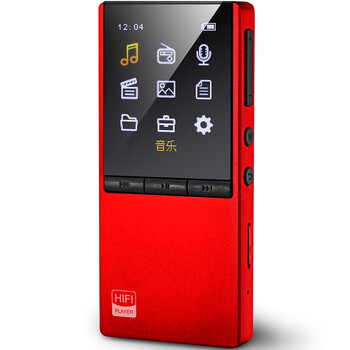 月光宝盒 f108 mp3 mp4 金属红色 学生mp3 电子书 英语复读 外放 蓝牙