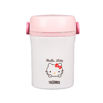 膳魔师THERMOS儿童保温便当/午餐盒 饭盒 外带盒JBC-800 JBC-801-PK 白色