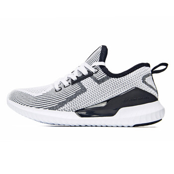 361度女鞋夏季新品跑步鞋网面减震运动鞋581812241乌黑色361度白39