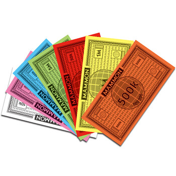 物有物语 大富翁赠品 电池 螺丝刀 游戏纸币 游戏纸币