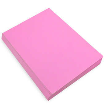 标签贴纸 空白粘纸定做激光喷墨打印 100张装 a4亚面210*297mm粉色