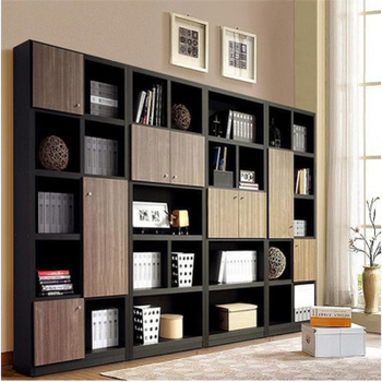 办公家具经理办公室文件柜木质资料柜靠墙大书柜展示柜子dc 2米高1234