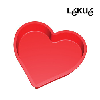
                                        烘焙工具 LEKUE/乐葵 8寸心形蛋糕模 铂金硅胶模具烤箱家用                
