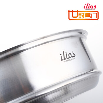 
                                        伊利亚斯（iLias） 不锈钢蒸笼30cm蒸屉蒸锅篦子单层蒸格                
