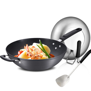 
                                        爱仕达（ASD）铁锅锈不了炒锅少油烟 WT8332ELX   32CM 燃气电磁炉通用                