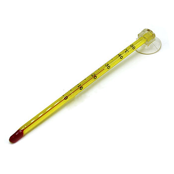 水族箱酒精玻璃温度计水温计鱼缸温度测试酒精玻璃温度计