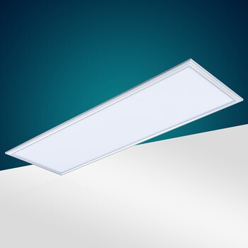 hdled平板灯办公教室商场医院照明面板灯3001200mm36w白光6000k拉丝银