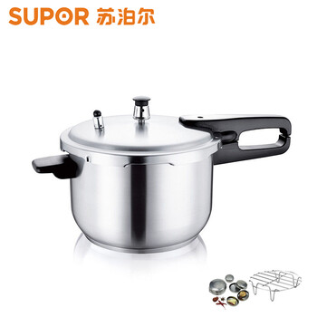 
                                        苏泊尔（SUPOR） YW20F1高压锅304不锈钢20CM 压力锅燃气电磁炉通用锅具                