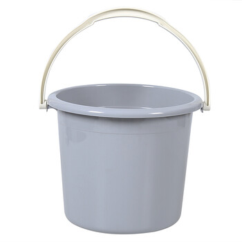 桶加厚多功能户外钓鱼桶洗车桶迷你小号家用洗澡小桶 居家小水桶灰色