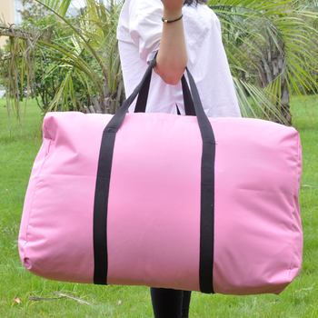 防水加厚牛津布编织袋搬家打包袋子大容量收纳麻袋蛇皮行李袋dm 粉红