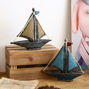 创意地中海风格海洋装饰品摆件家居客厅房间酒柜电视柜书柜小摆设n3