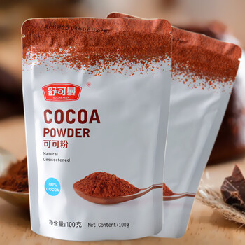 
                                        爱满屋AMW 烘焙原料 舒可曼可可粉100g 巧克力粉 无糖冲饮 烘焙原料 面包蛋糕提拉                