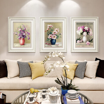 
                                        客厅装饰画餐厅壁画玄关油画墙画花韵3141 B款(单幅) 45cmX60cm                