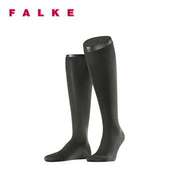Falke男袜 Falke 德国鹰客energizing中压力袜轻松舒适休闲商务高筒男袜烟灰色anthracite 41 42 3110 41 行情报价价格评测 京东