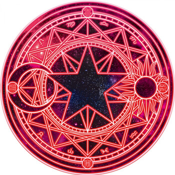 粉星空-魔法阵 直径120cm圆(现货)