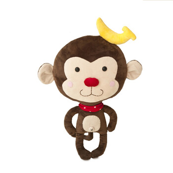 不织布diy玩偶材料包 创意手工制作香蕉猴毛绒娃娃大号公仔礼物