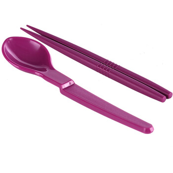 特百惠（Tupperware）午餐便携饭盒 晶彩圆碗2件套 幽兰紫