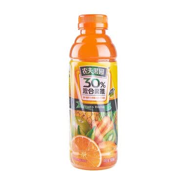 农夫山泉 农夫果园混合果蔬汁 波芒 胡橙 番茄 500ml*15瓶 整箱
